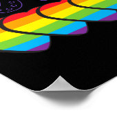 Liefde trots. LGBT+Pride. Pride liefde Poster (Hoek)
