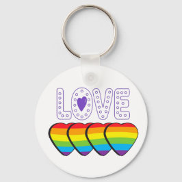 Liefde trots. LGBT+Pride. Pride love Sleutelhanger