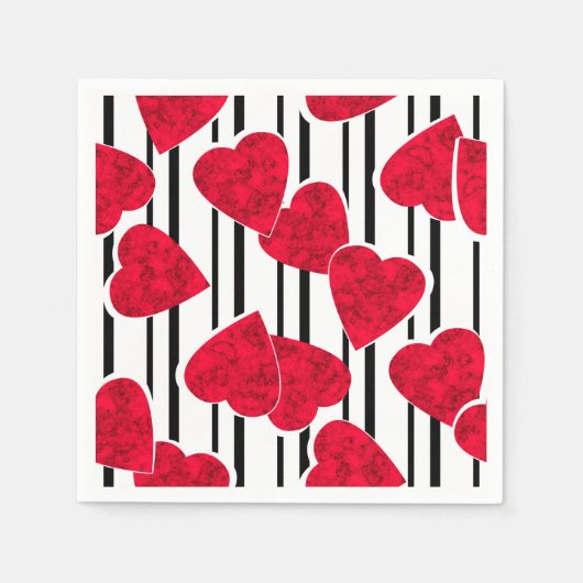 Liefde, trouwen, Valentijnsdag Servet (Voorkant)