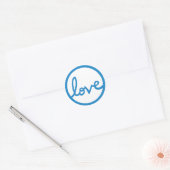 Liefde trouwenvelopzegels en stickers (Envelop)