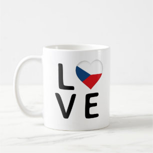 Liefde - Tsjechische vlag Koffiemok