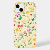 Liefde Tuin Lente Bloemen & Harten Case-Mate iPhone Case (Achterkant)