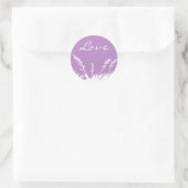 Liefde Tuin Silhouet Envelop Sticker Seal (Tas)