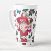 Liefde Tuinkabouter Latte Mok (Linkerhoek)