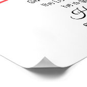 Liefde Tulp-fotograaf Psalm 136:1 Poster (Hoek)