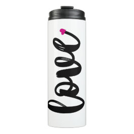 LIEFDE Tumbler, Valentijnsdag cadeau voor haar, Thermosbeker