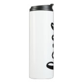 LIEFDE Tumbler, Valentijnsdag cadeau voor haar, Thermosbeker (Gedraaid links)