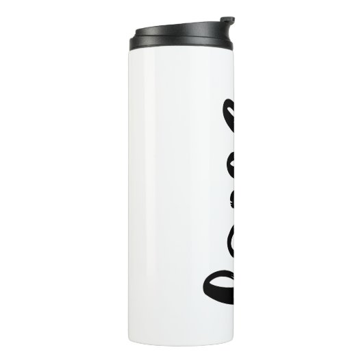 LIEFDE Tumbler, Valentijnsdag cadeau voor haar, Thermosbeker (Gedraaid links)