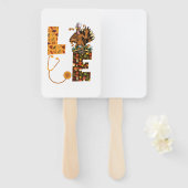 Liefde Turkije Stethoscoop Verpleegkundige Leven T Handwaaier (Voorkant en achterkant)