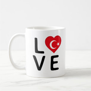 Liefde - Turkse vlag Koffiemok