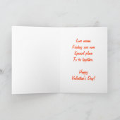 Liefde tussen de lelies Valentijnsdag ArtCard Feestdagen Kaart (Binnen)