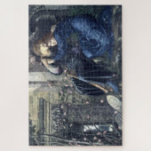 Liefde tussen de ruïnes van Burn-Jones (1873) Legpuzzel (Verticaal)