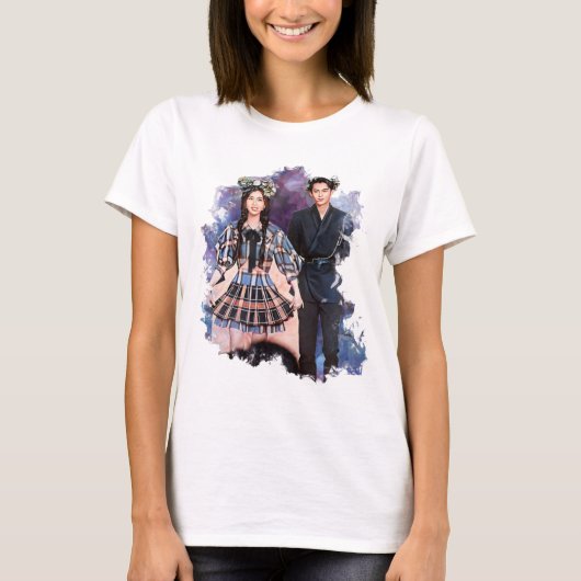 Liefde tussen familie en duivel t-shirt (Voorkant)