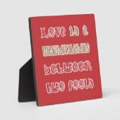 Liefde tussen twee dwazen fotoplaat (Voorkant)