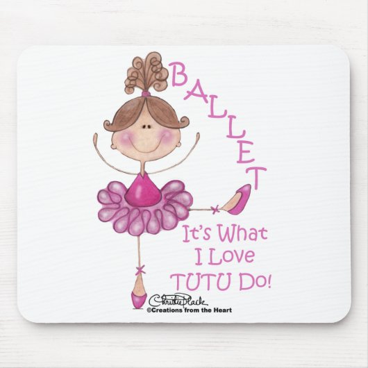Liefde "TUTU" doet het! Muismat (Voorkant)
