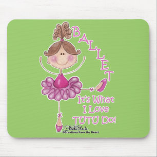 Liefde "TUTU" doet het! Muismat