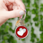 Liefde - Twee harten Sleutelhanger (Hand)