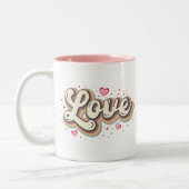 Liefde Tweekleurige Koffiemok (Links)
