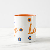 Liefde Tweekleurige Koffiemok (Center)