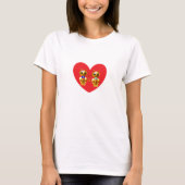 Liefde Twin Souls T-shirt (Voorkant)