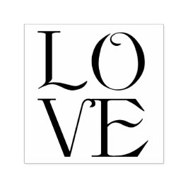 Liefde Typografie Bruiloft Zelfinktende Stempel