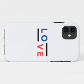 Liefde Typografie Case-Mate iPhone Case (Achterkant (horizontaal))
