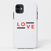 Liefde Typografie Case-Mate iPhone Case (Achterkant)