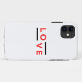 Liefde Typografie Case-Mate iPhone Case (Achterkant (horizontaal))
