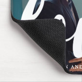 Liefde Typografie en Namen Foto Mousepad Muismat (Hoek)