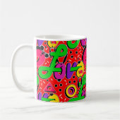 Liefde, typografie koffiemok (Links)