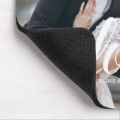 Liefde" Typografie Overlay Custom Photo Muismat (Hoek)