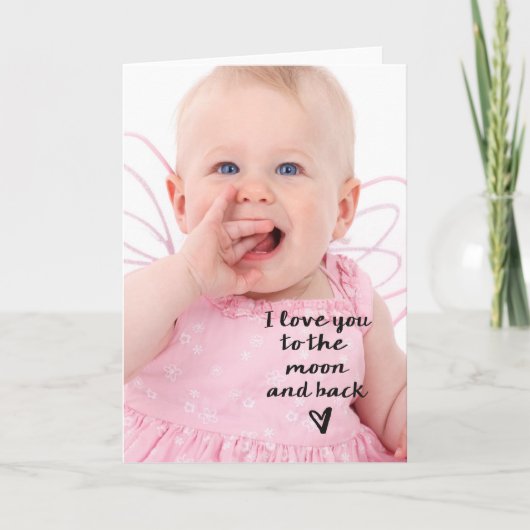 Liefde u aan de maan en het achterhart kaart (Voorkant)