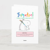 LIEFDE U Boynton kittycat Kaart (Achterkant)