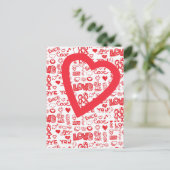 liefde u briefkaart (Staand voorkant)