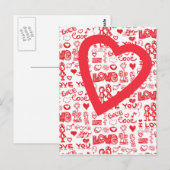 liefde u briefkaart (Voorkant / Achterkant)