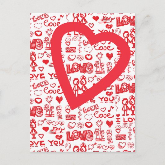 liefde u briefkaart (Voorkant)