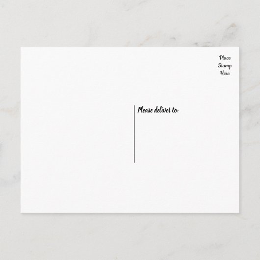 Liefde U citeert U denkt aan u Miss U Friendship Aankondigingskaart (Achterkant)