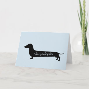 Liefde u de oude kaart van dachsvalentijnen