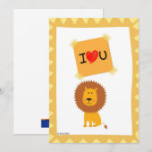 liefde u kaart cute dieren (Voorkant / Achterkant)