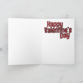 Liefde u meer dan Kerstmis Valentijn van de Kaart (Binnen)