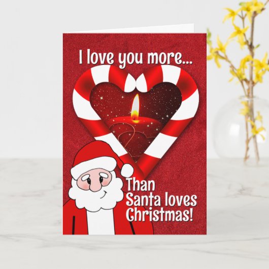 Liefde u meer dan Kerstmis Valentijn van de Kaart (Gele Bloem)