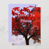 Liefde U naar stuks Valentijnsdag Briefkaart (Voorkant / Achterkant)