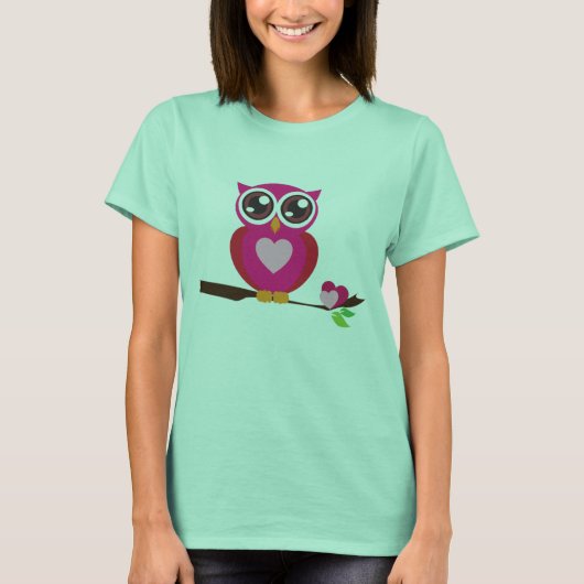 Liefde uil t-shirt (Voorkant)