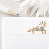 Liefde Uilen in Tree Label (Insitu)