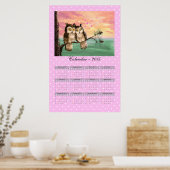 Liefde uilen kalender 2015 poster (Keuken)