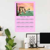 Liefde uilen kalender 2015 poster (Thuiskantoor)