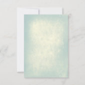 liefde uilen lieve en schattige bruiloft RSVP kaar (Achterkant)