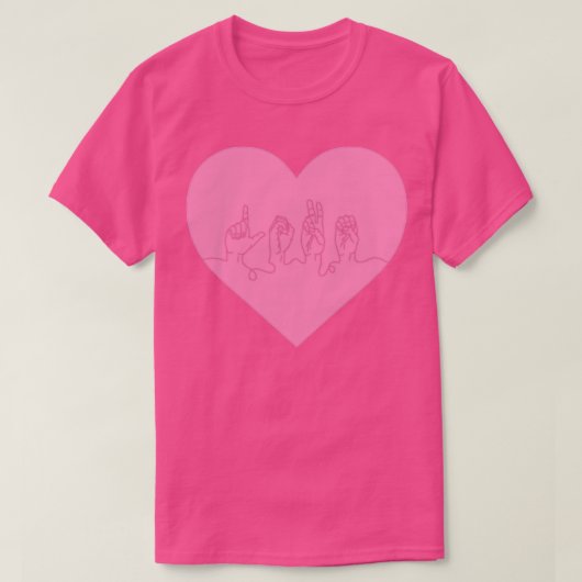 Liefde uit 1 t-shirt (Design voorkant)