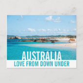 Liefde uit Australië: strand landschap paradijs Briefkaart (Voorkant)