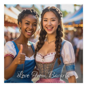 Liefde uit Beieren Perfect Poster